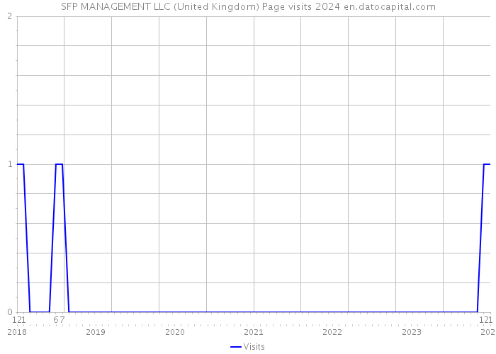 SFP MANAGEMENT LLC (United Kingdom) Page visits 2024 