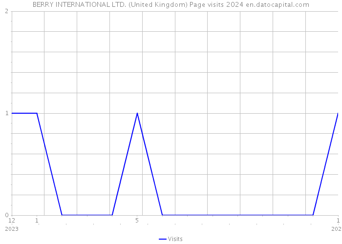 BERRY INTERNATIONAL LTD. (United Kingdom) Page visits 2024 