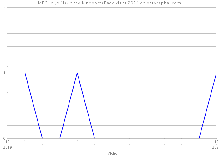 MEGHA JAIN (United Kingdom) Page visits 2024 