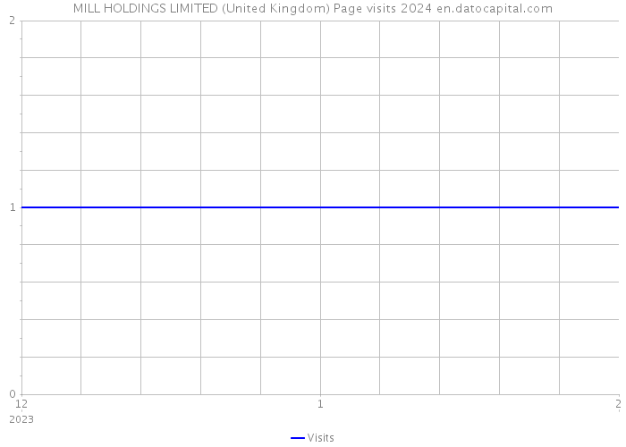 MILL HOLDINGS LIMITED (United Kingdom) Page visits 2024 