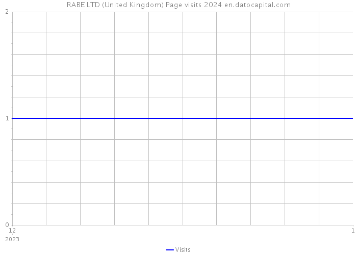 RABE LTD (United Kingdom) Page visits 2024 