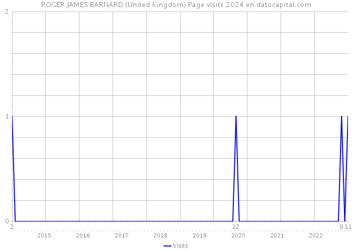 ROGER JAMES BARNARD (United Kingdom) Page visits 2024 