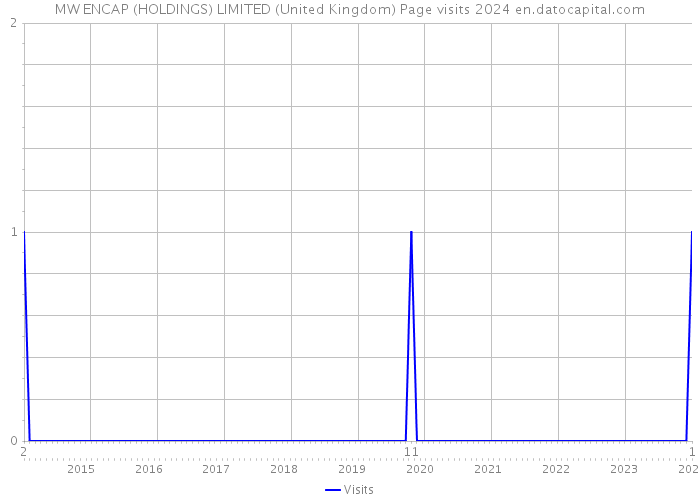 MW ENCAP (HOLDINGS) LIMITED (United Kingdom) Page visits 2024 