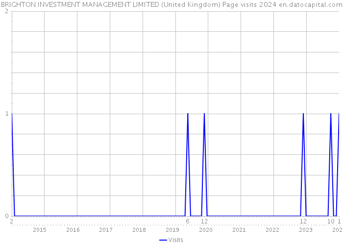 BRIGHTON INVESTMENT MANAGEMENT LIMITED (United Kingdom) Page visits 2024 