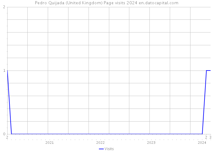 Pedro Quijada (United Kingdom) Page visits 2024 