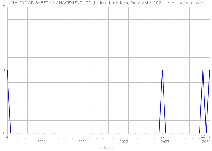 NMH CROWD SAFETY MANAGEMENT LTD (United Kingdom) Page visits 2024 