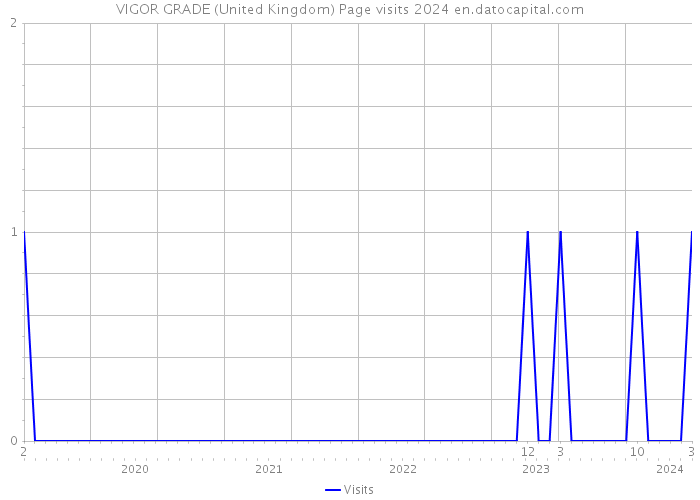 VIGOR GRADE (United Kingdom) Page visits 2024 