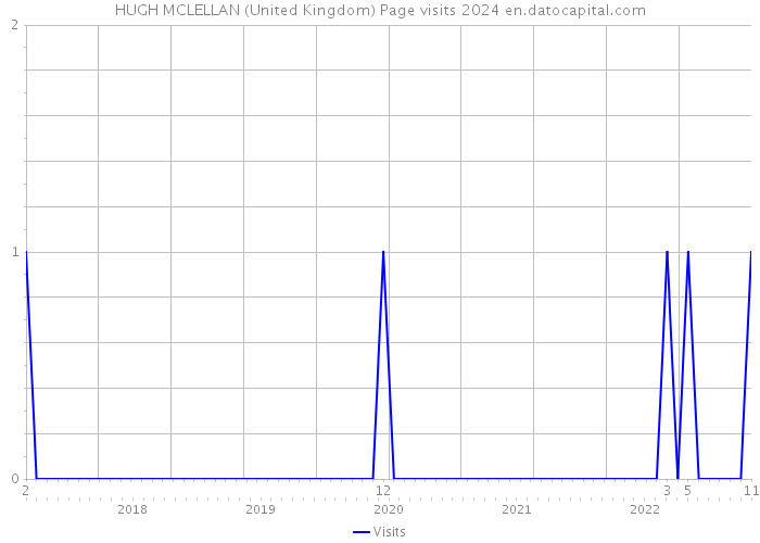 HUGH MCLELLAN (United Kingdom) Page visits 2024 