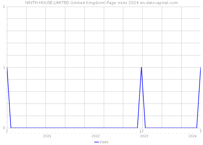 NINTH HOUSE LIMITED (United Kingdom) Page visits 2024 