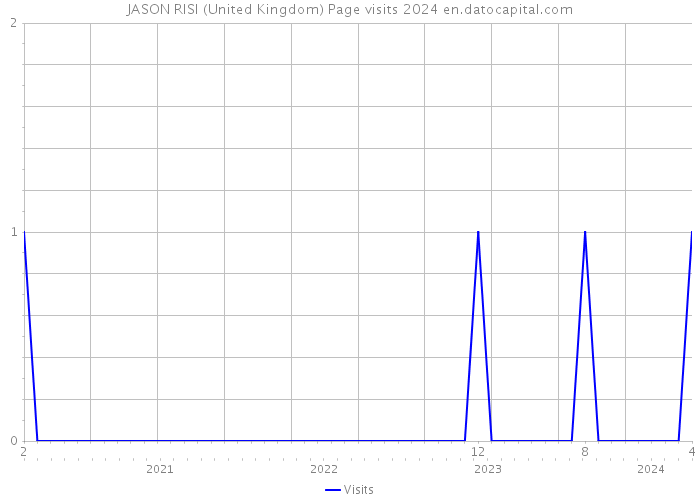 JASON RISI (United Kingdom) Page visits 2024 