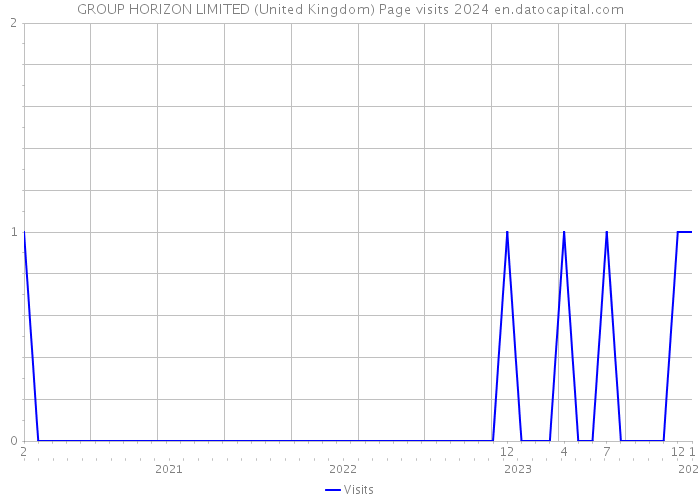 GROUP HORIZON LIMITED (United Kingdom) Page visits 2024 