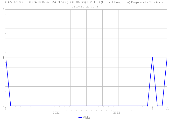 CAMBRIDGE EDUCATION & TRAINING (HOLDINGS) LIMITED (United Kingdom) Page visits 2024 