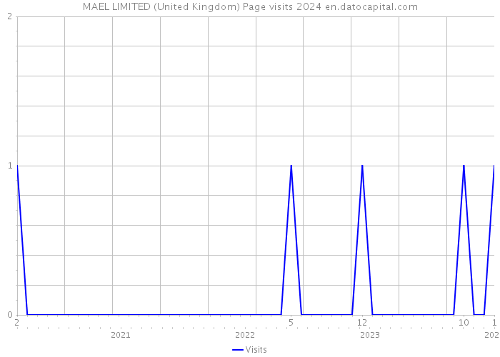 MAEL LIMITED (United Kingdom) Page visits 2024 