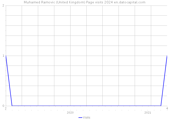 Muhamed Ramovic (United Kingdom) Page visits 2024 