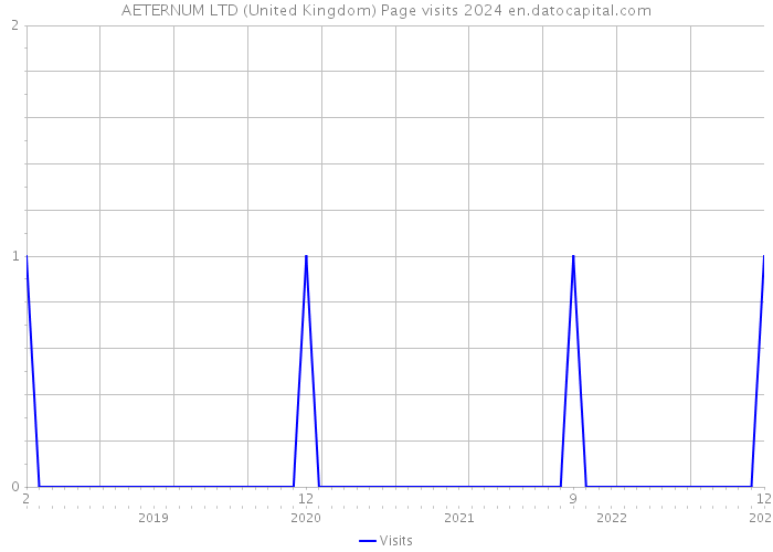 AETERNUM LTD (United Kingdom) Page visits 2024 