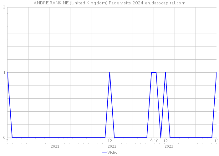 ANDRE RANKINE (United Kingdom) Page visits 2024 