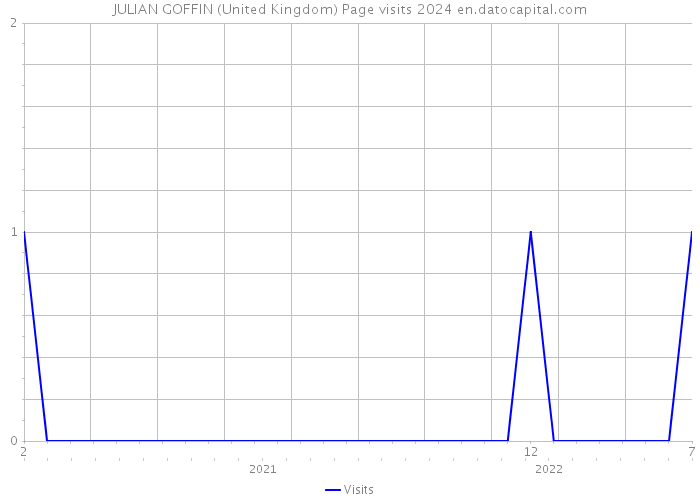 JULIAN GOFFIN (United Kingdom) Page visits 2024 