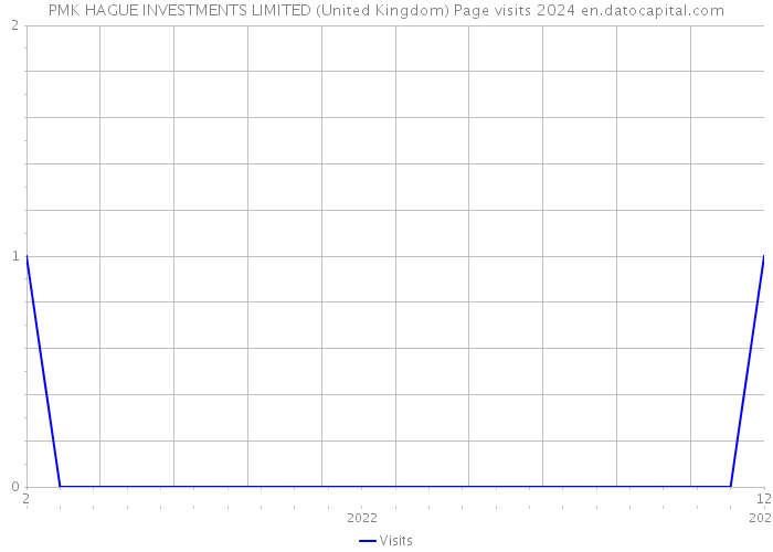PMK HAGUE INVESTMENTS LIMITED (United Kingdom) Page visits 2024 