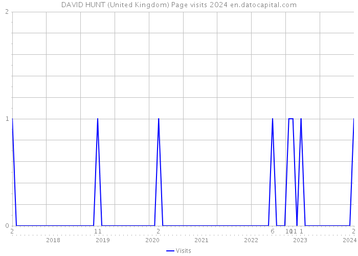 DAVID HUNT (United Kingdom) Page visits 2024 