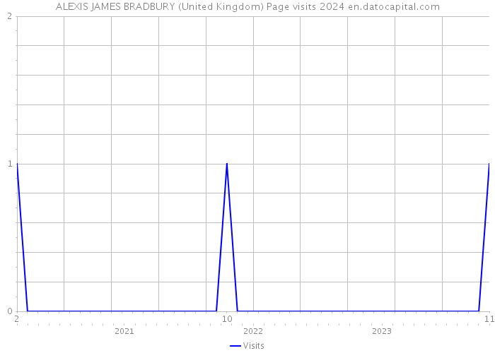 ALEXIS JAMES BRADBURY (United Kingdom) Page visits 2024 