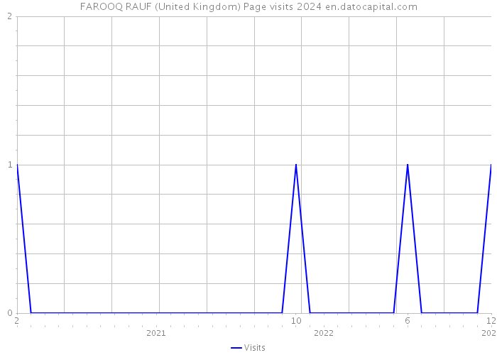 FAROOQ RAUF (United Kingdom) Page visits 2024 