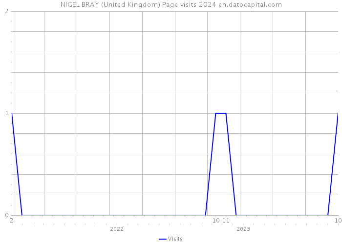 NIGEL BRAY (United Kingdom) Page visits 2024 