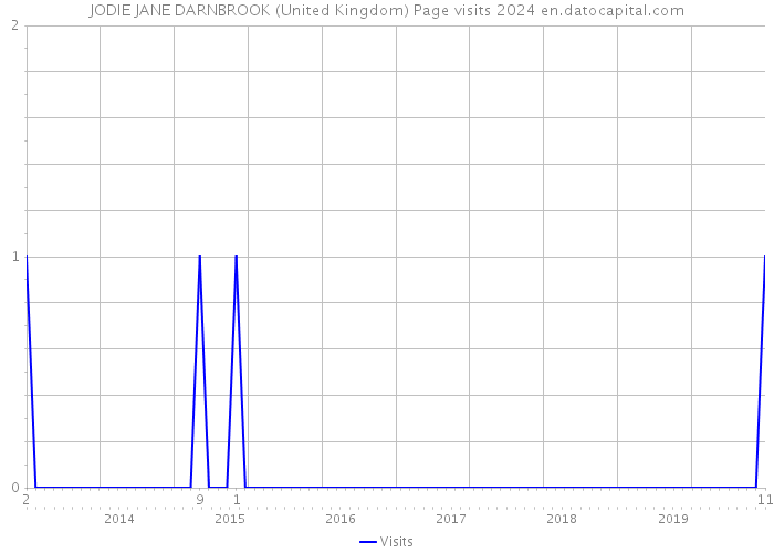 JODIE JANE DARNBROOK (United Kingdom) Page visits 2024 