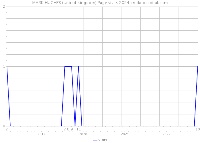 MARK HUGHES (United Kingdom) Page visits 2024 