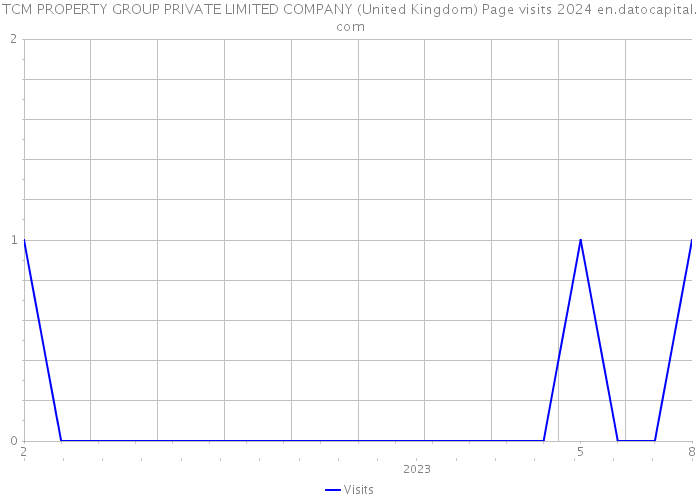TCM PROPERTY GROUP PRIVATE LIMITED COMPANY (United Kingdom) Page visits 2024 