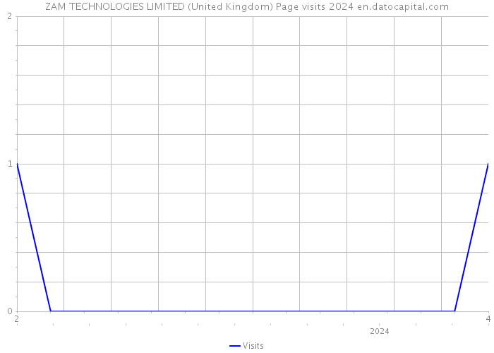 ZAM TECHNOLOGIES LIMITED (United Kingdom) Page visits 2024 