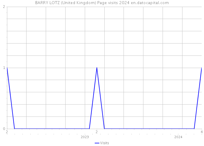 BARRY LOTZ (United Kingdom) Page visits 2024 
