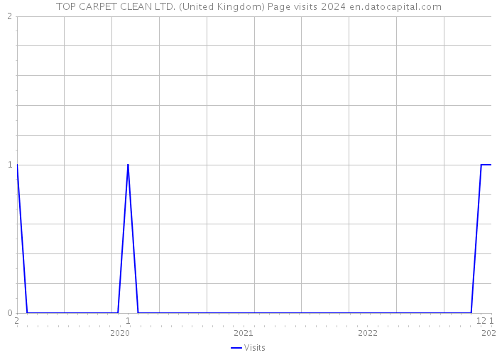 TOP CARPET CLEAN LTD. (United Kingdom) Page visits 2024 