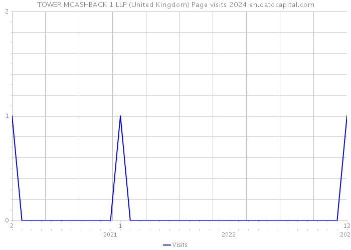 TOWER MCASHBACK 1 LLP (United Kingdom) Page visits 2024 