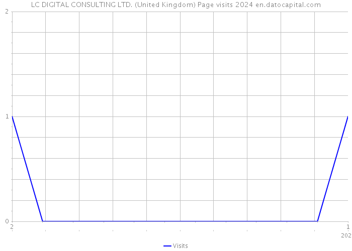 LC DIGITAL CONSULTING LTD. (United Kingdom) Page visits 2024 