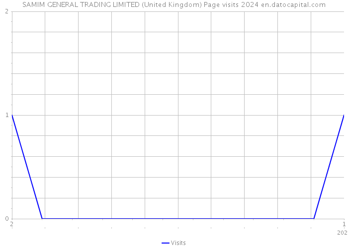 SAMIM GENERAL TRADING LIMITED (United Kingdom) Page visits 2024 