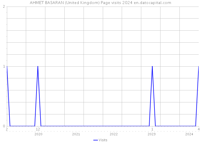 AHMET BASARAN (United Kingdom) Page visits 2024 