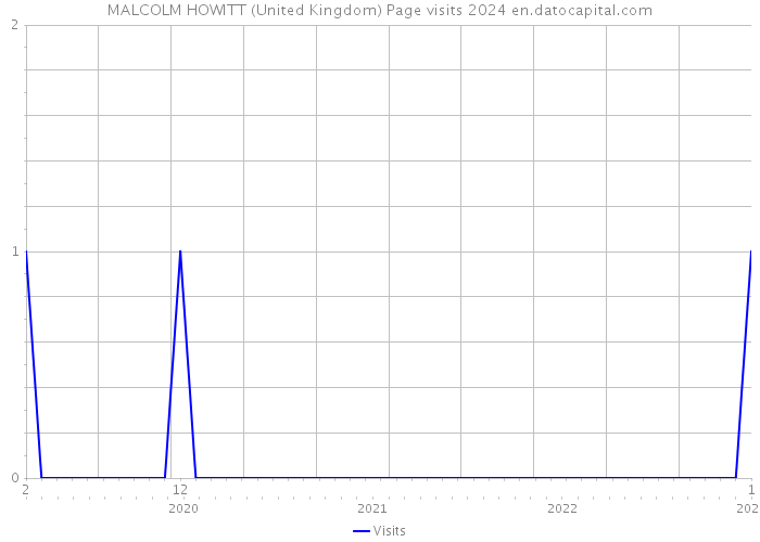 MALCOLM HOWITT (United Kingdom) Page visits 2024 
