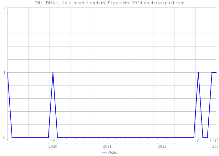 DILLI DHANUKA (United Kingdom) Page visits 2024 