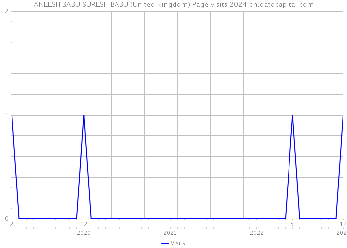 ANEESH BABU SURESH BABU (United Kingdom) Page visits 2024 