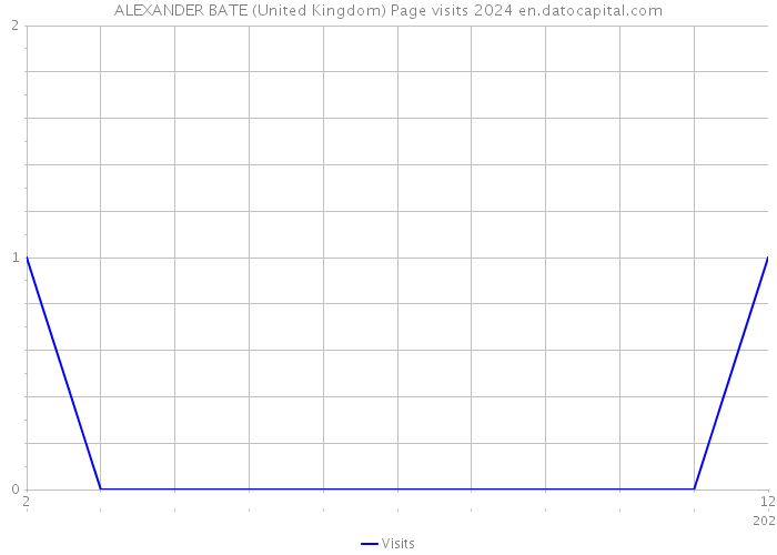 ALEXANDER BATE (United Kingdom) Page visits 2024 