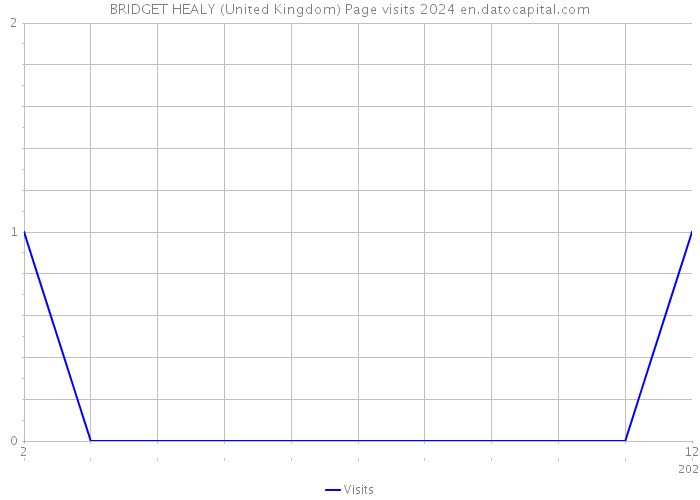 BRIDGET HEALY (United Kingdom) Page visits 2024 