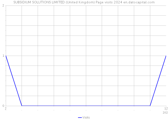 SUBSIDIUM SOLUTIONS LIMITED (United Kingdom) Page visits 2024 