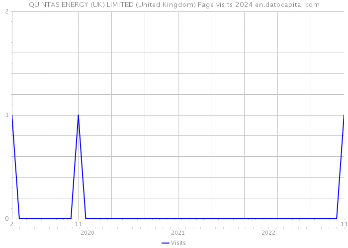 QUINTAS ENERGY (UK) LIMITED (United Kingdom) Page visits 2024 