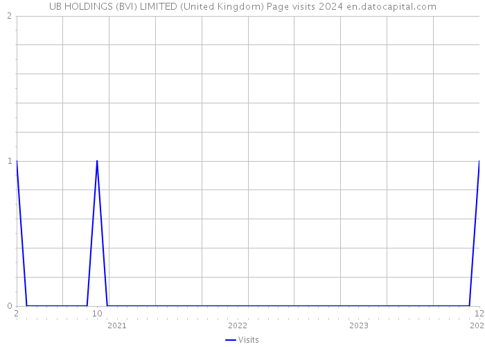 UB HOLDINGS (BVI) LIMITED (United Kingdom) Page visits 2024 
