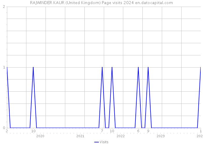 RAJWINDER KAUR (United Kingdom) Page visits 2024 