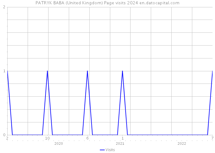 PATRYK BABA (United Kingdom) Page visits 2024 