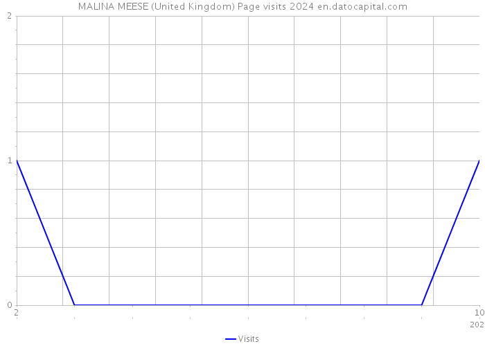 MALINA MEESE (United Kingdom) Page visits 2024 