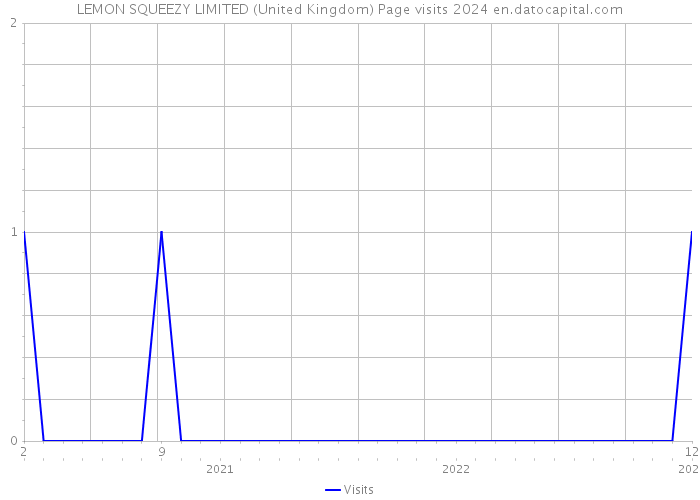 LEMON SQUEEZY LIMITED (United Kingdom) Page visits 2024 