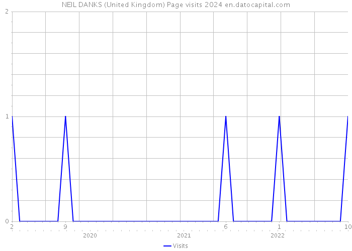 NEIL DANKS (United Kingdom) Page visits 2024 