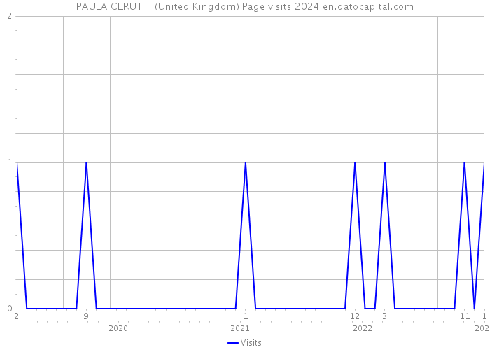PAULA CERUTTI (United Kingdom) Page visits 2024 